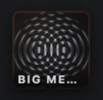 A preset tile filled with concentric interference rings in black and white, like two stones dropped in still water.